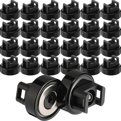 🔧12PCS Magnetic Zip Tie Mounts – Tool-Free Cable Organizers for Metal Surfaces