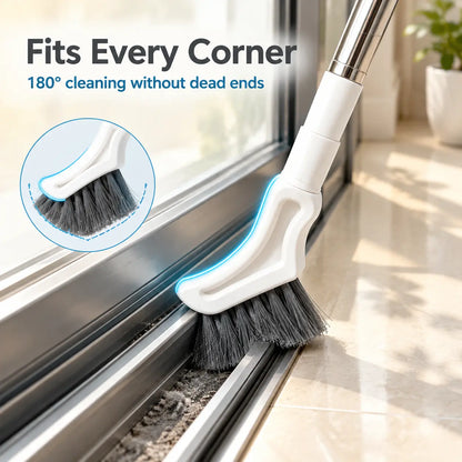 🧼 Telescopic Crevice Cleaning Brush – Long Handle Gap Cleaner for Bathroom, Toilet, Floors & Windows 🧹