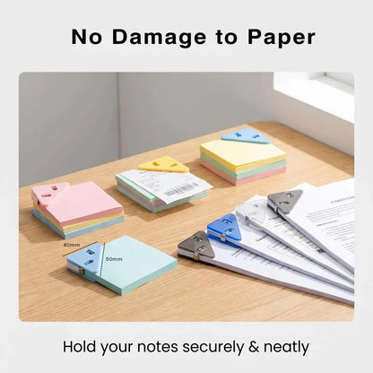📎4-Pack Refillable Paper Clip Dispenser Set with 110 Assorted Clips