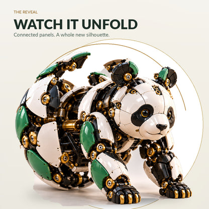 🐼 Egg-to-Panda Transforming Mechanical Figure – 2-in-1 Collectible Toy