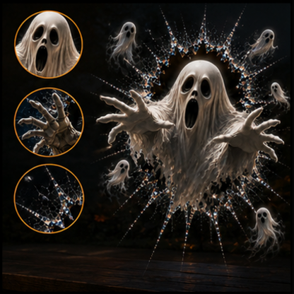 👻Halloween Day 50% Off -🎃 3D Haunted Window Break-In™ Halloween Clings
