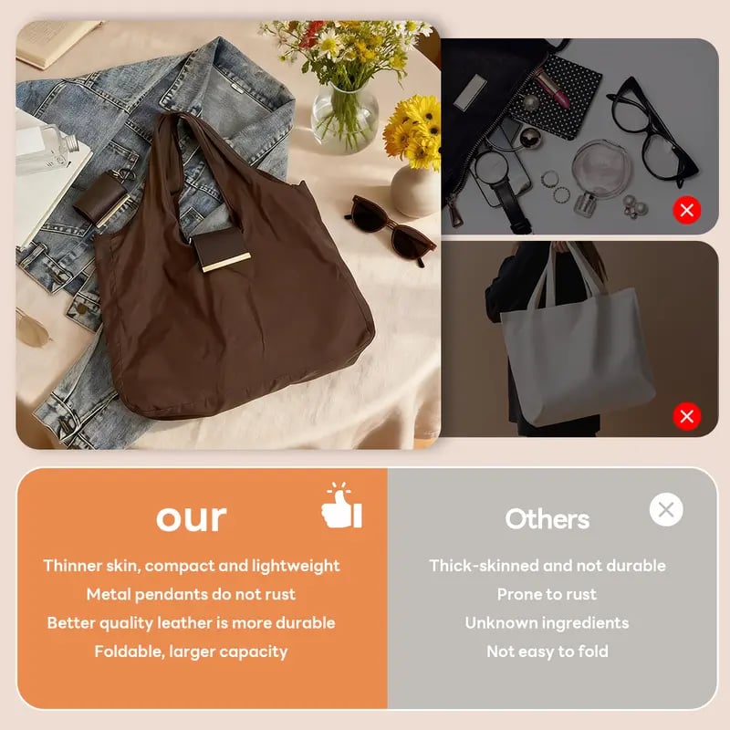 🔥Special Offer | Only $19.99✨Foldable Keychain Bag Reusable Grocery Bags