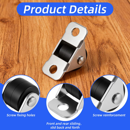 12-Pack Mini Fixed Caster Wheels – Make Small Storage Easy to Move