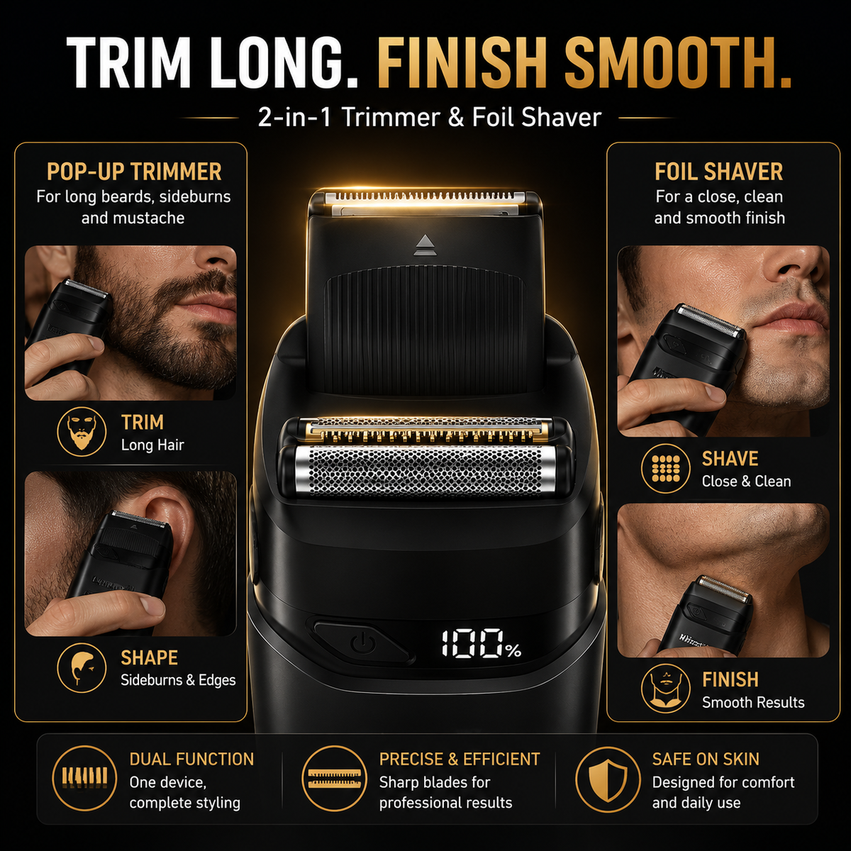 🔥 Hot sell  Portable Electric Foil Shaver For Men
