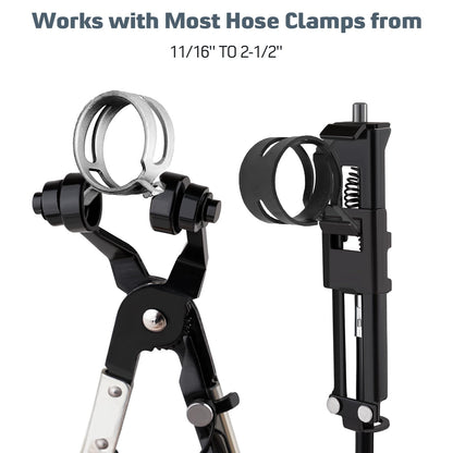 🔧 9-Piece Hose Clamp Pliers Kit – Reach Tight Spaces With Ease