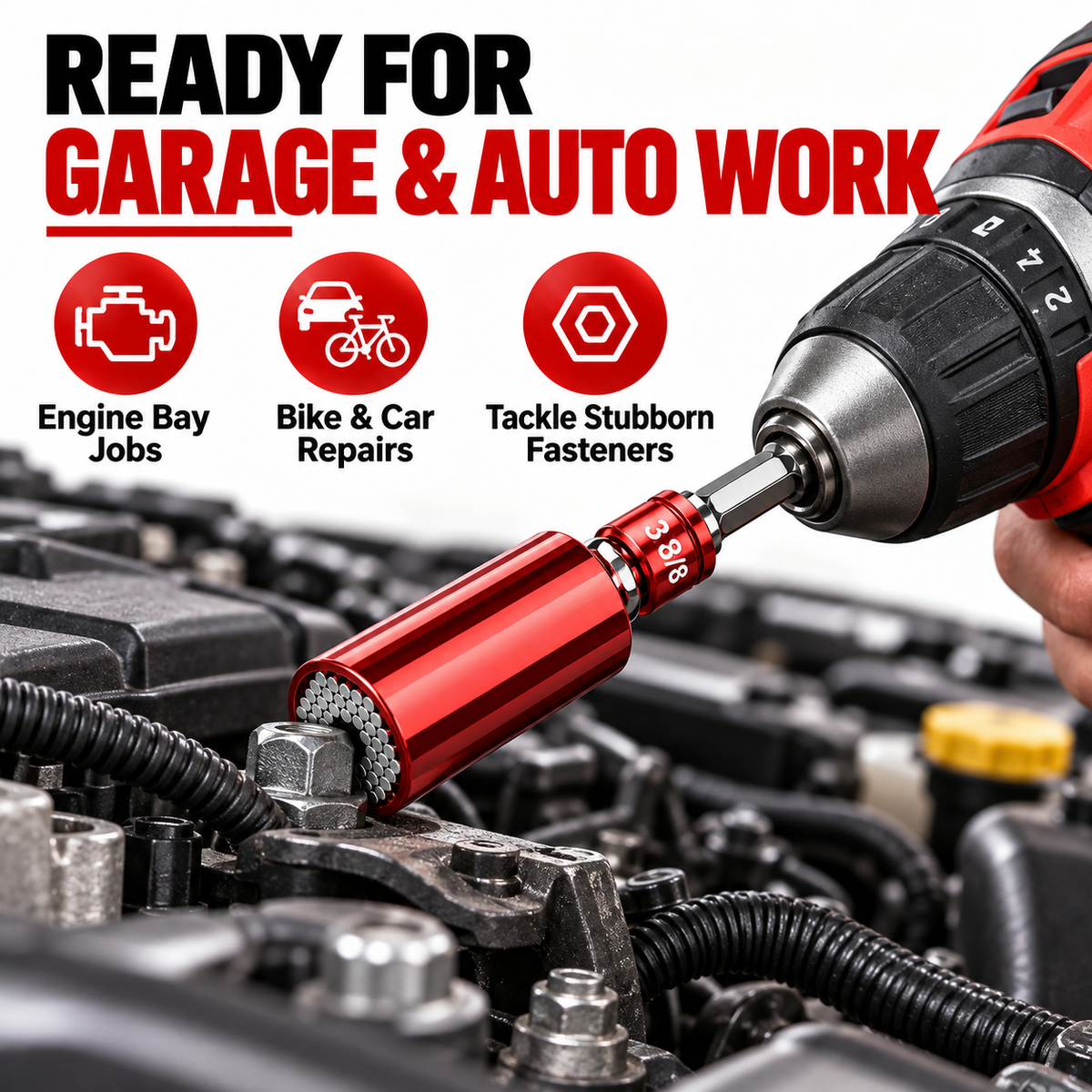 Universal Grip Socket – One Tool for More Everyday Fasteners