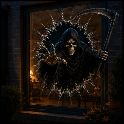 👻Halloween Day 50% Off -🎃 3D Haunted Window Break-In™ Halloween Clings