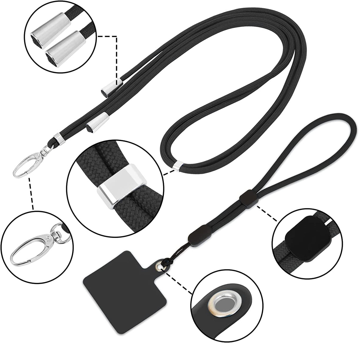 📱 Hands-Free Crossbody Phone Lanyard – Keep Your Phone Close