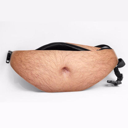 😂 Realistic Beer Belly Fanny Pack – Funny Hidden Waist Bag & Gag Gift