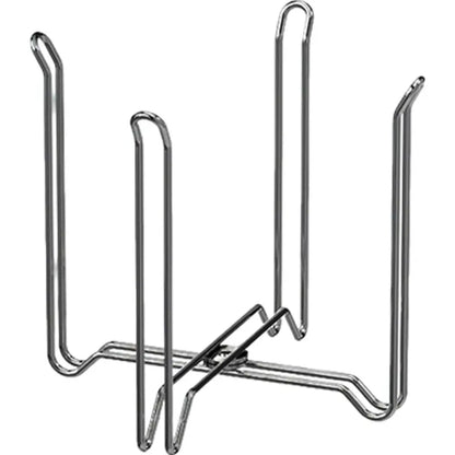 🗑️ HOT SALE | 🥕Foldable Countertop Trash Bag Holder – Stainless Steel Kitchen Waste Rack for Grocery Bags & Food Scraps