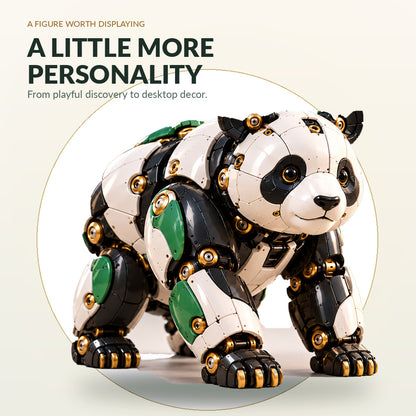 🐼 Egg-to-Panda Transforming Mechanical Figure – 2-in-1 Collectible Toy