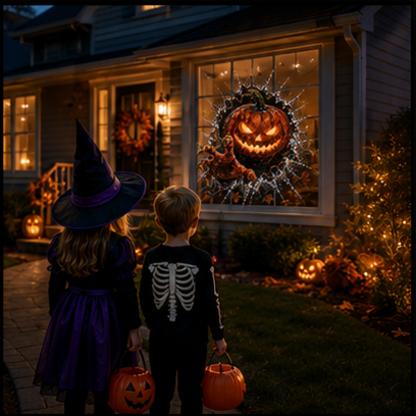 👻Halloween Day 50% Off -🎃 3D Haunted Window Break-In™ Halloween Clings