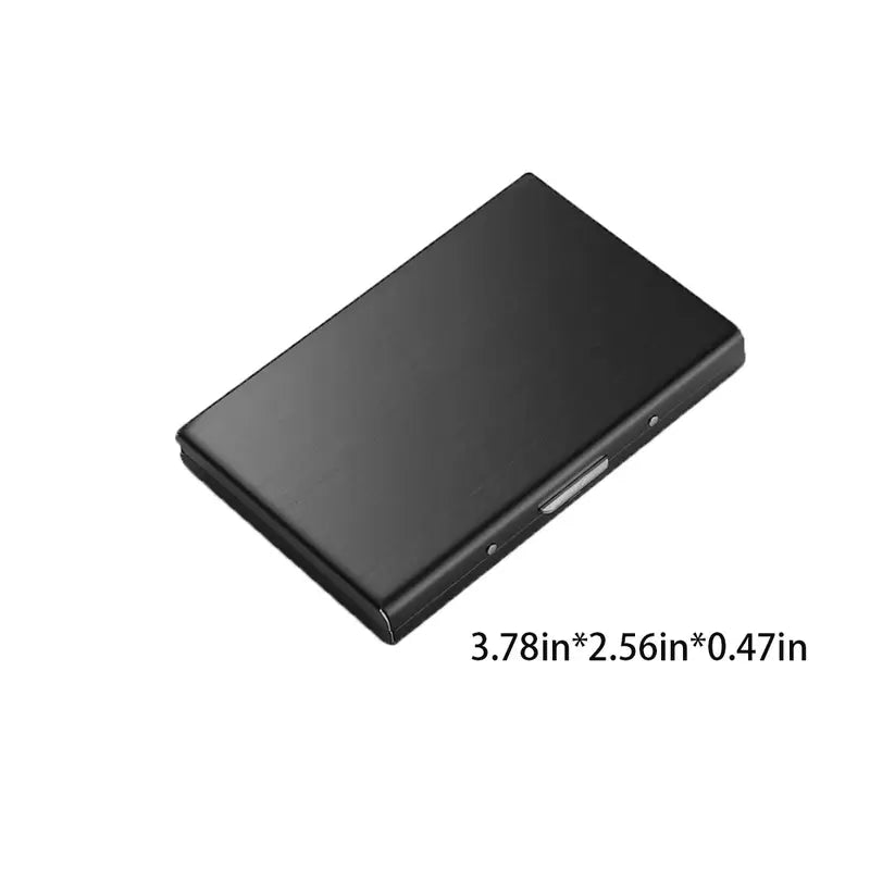 🔒 Slim RFID-Blocking Metal Card Holder