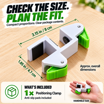 🛠️ SPECIAL OFFER: Woodworking Panel Positioning Clamp – Spring-Loaded Grip, Anti-Slip Pads & Easier Cabinet Fitting ✨