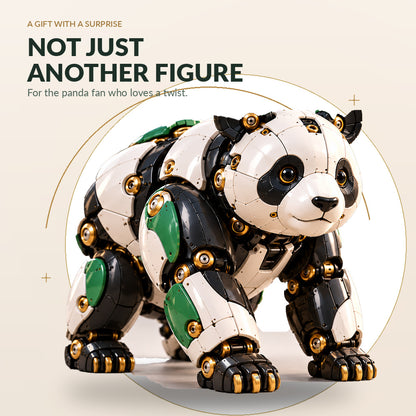 🐼 Egg-to-Panda Transforming Mechanical Figure – 2-in-1 Collectible Toy