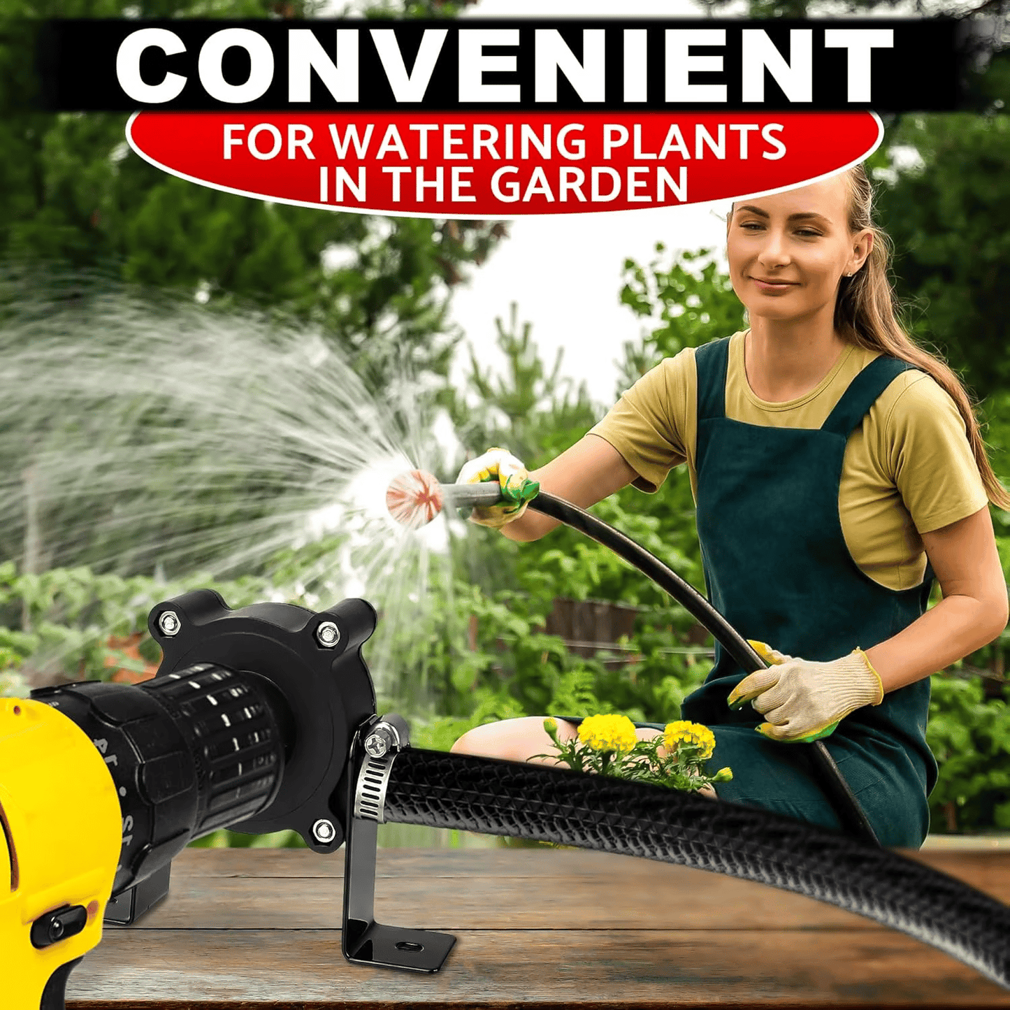 💧 Drill-Powered Water Transfer Pump – Turn Your Drill Into a Pump