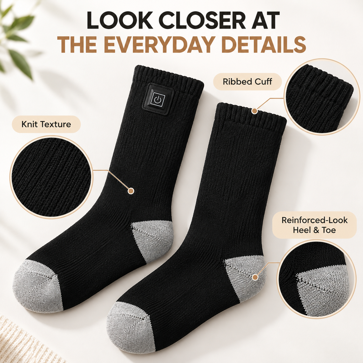 🔥🧦 WarmStep – Rechargeable Heated Socks for Winter & Outdoor Comfort