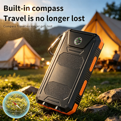 ⚡ SPECIAL OFFER | 30000mAh Solar Power Bank – High-Capacity Portable Charger for Outdoor Use