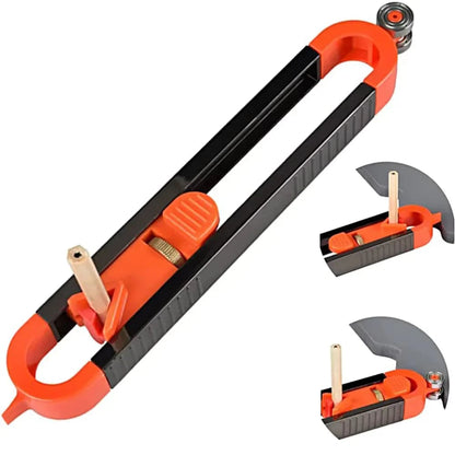 🛠️🔧Precision Contour Gauge with Lock – Adjustable Profile Copy Tool for Woodworking & Flooring