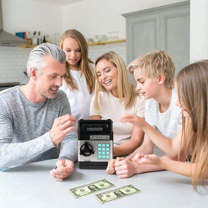 Electronic Password Piggy Bank for Kids with Automatic Bill Intake