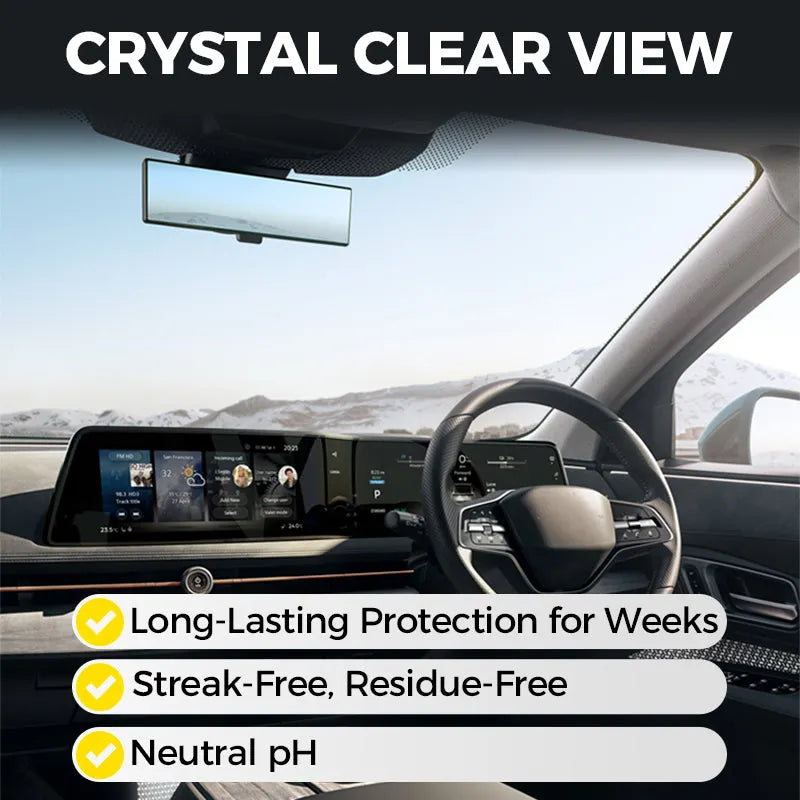 🚗 Anti-Fog Glass Coating – Easy Sponge Applicator for Car Windows & Mirrors