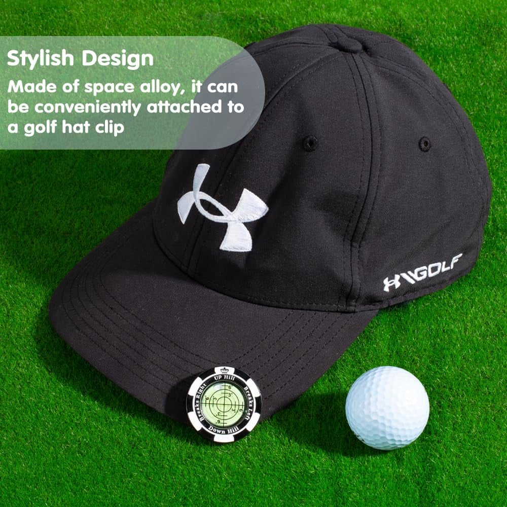 🔥Last Day 49% OFF⛳Golf Hat Clip Ball Marker with High Precision Green Reading Aid Golf Accessories for Men Women
