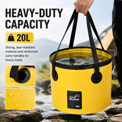 💧 Portable Collapsible Bucket – 12L/20L Foldable Water Bucket
