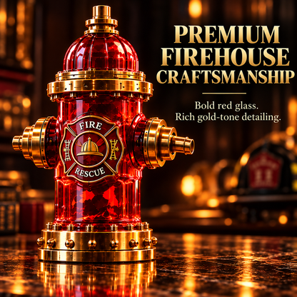 🚒Firehouse Reserve Firefighter Tribute Whiskey Decanter