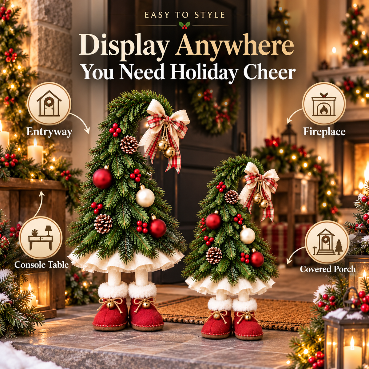 🎄Whimsical Christmas Elf Tree Decor