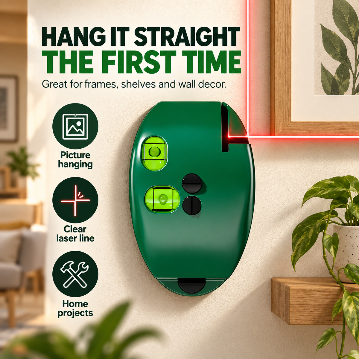 📐90 Degree Electronic Red Light Scale Red Light Level Green Light Level Self