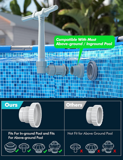 ✨Pool Fountain - Dual Spray Water Fountains for Above Ground🔥