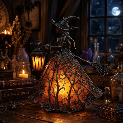 🎃✨Gothic Witch Halloween Table Lamp(USB Version)