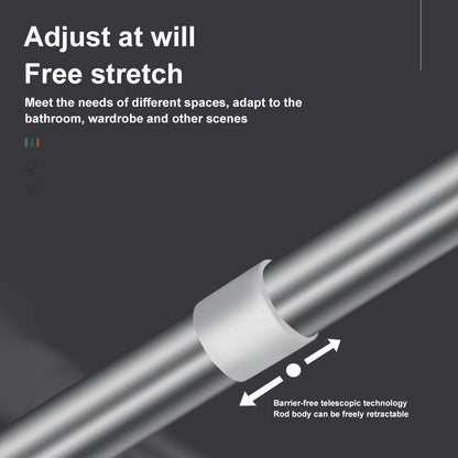✨Drill-Free Adjustable Tension Rod – No Drilling, No Damage