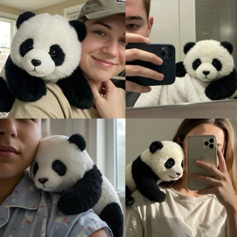 🐼 Lifelike Moving Panda Plush – Soft & Cuddly Panda Companion