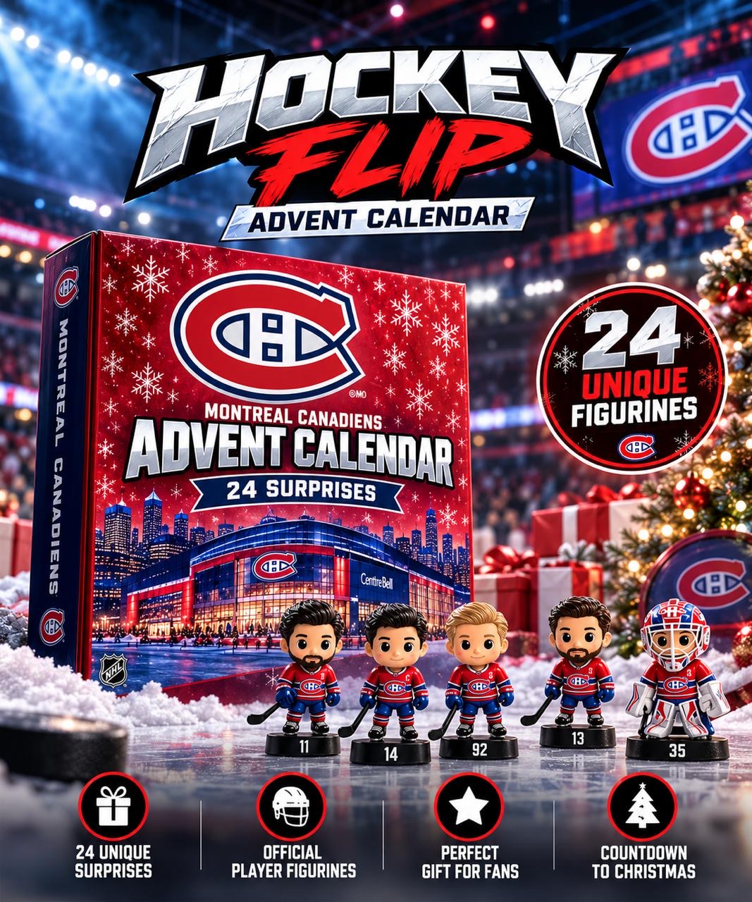 🎄 2026 Hockey Christmas Advent Calendar – Make Every Day of the Countdown a Surprise 🏒🎁