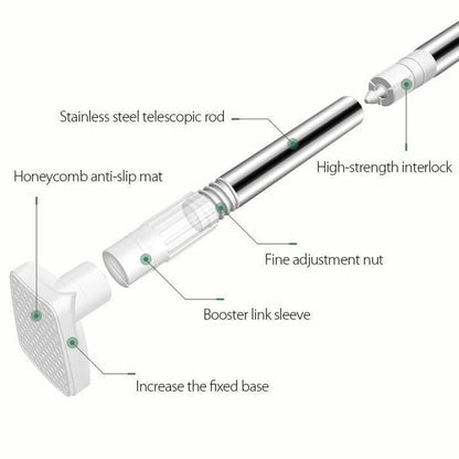 ✨Drill-Free Adjustable Tension Rod – No Drilling, No Damage