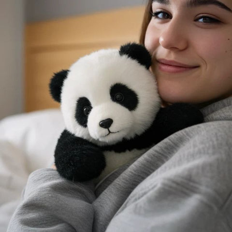 🐼 Lifelike Moving Panda Plush – Soft & Cuddly Panda Companion