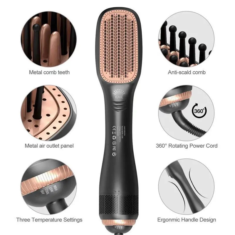 One-Step Hair Dryer Brush – 3-in-1 Blow Dryer & Styler