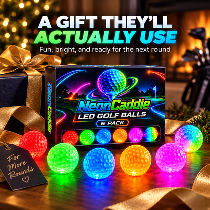 ✨ Impact-Activated LED Golf Balls – Light Up Your Evening Round