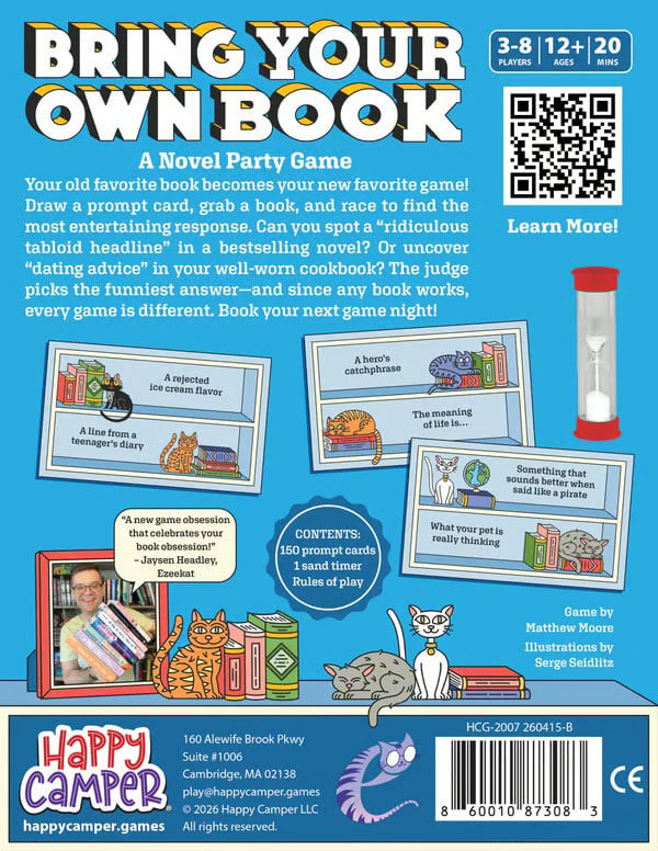 Bring Your Own Book: A Novel Party Game 📚🐱