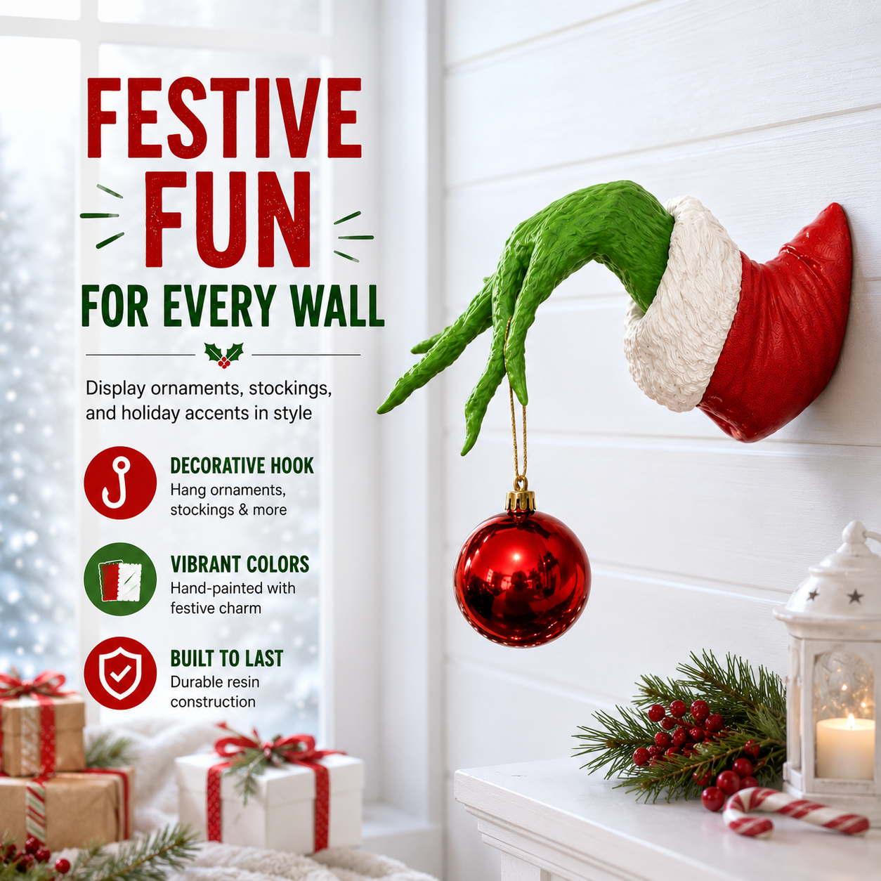 Christmas Ornament Hanger, Home & Festive Party Supplies