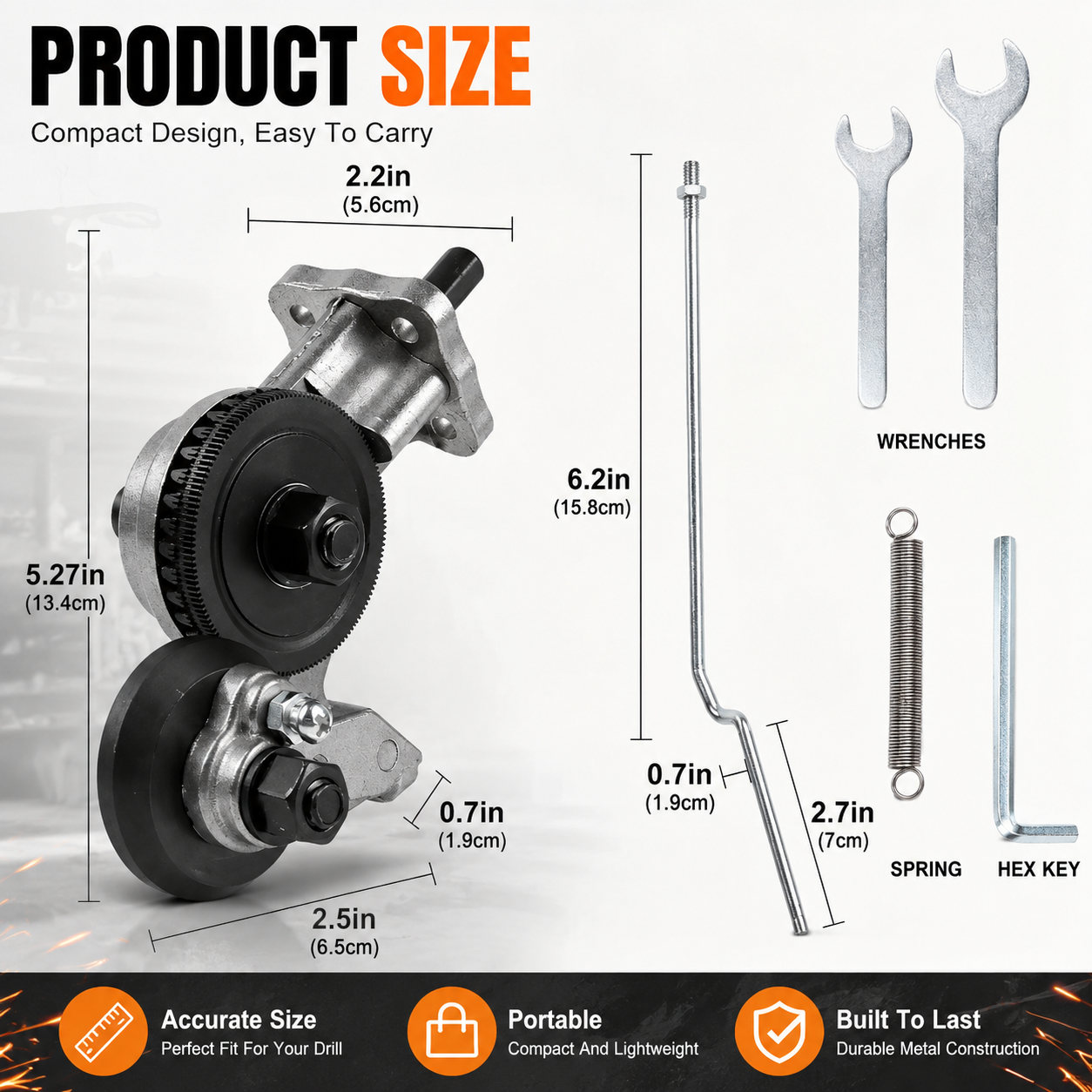 🔥 Electric Drill Metal Cutter Attachment – Turn Your Drill Into a Power Shear for Thin Steel, Aluminum & Roofing Panels