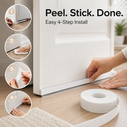 🚪  Weatherproof Door & Window Seal Strip – Stop Drafts, Dust & Water Gaps
