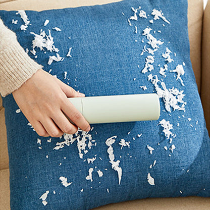 Pet Hair Everywhere? 🐾 Reusable Rotating Lint Remover Brush – No Sticky Refills