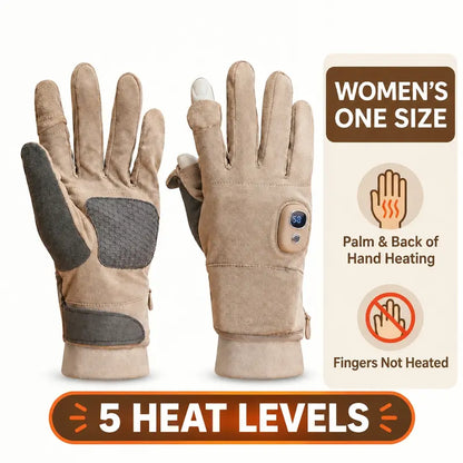 🔥 Rechargeable Heated Gloves — 3000mAh Battery, 3 Heat Levels & Touchscreen Control