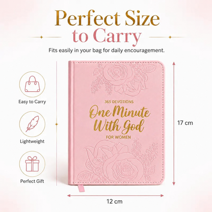 365 Daily Devotional Journal for Women 🤍 | A Moment With God Every Day