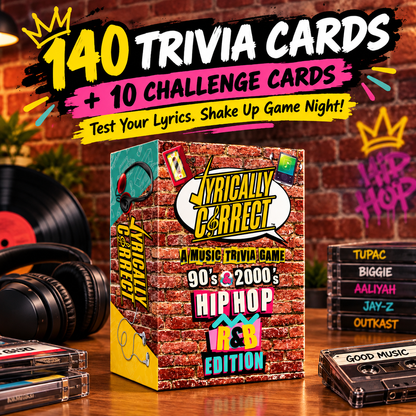 ✨ 150-Card Country Music Trivia Game – Boots & Ballads 90s & 2000s Edition, Fun Party Challenge for Country Fans