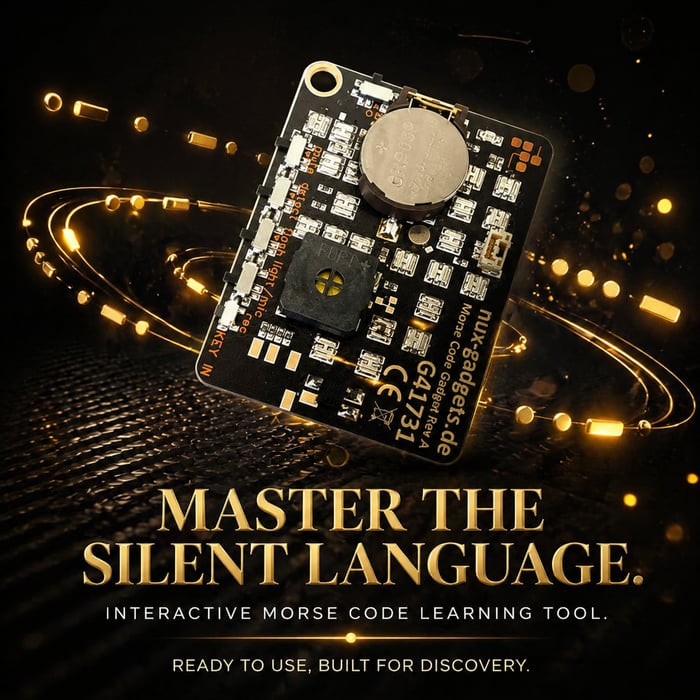 Morse Code Trainer Card Pro – Interactive LED Learning Tool