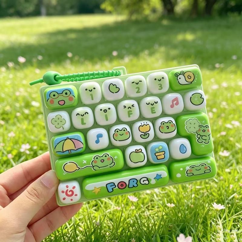 ⌨️ Cute Mini Keyboard Keychain – 4 Adorable Pastel Styles! 💕