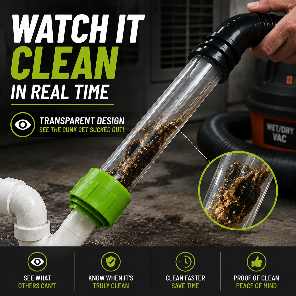 💨Clear Your AC Drain in Minutes — No Plumber Needed.